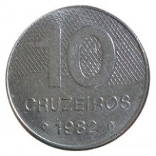 Moeda 10 Cruzeiros 1982