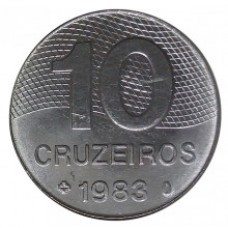 Moeda 10 Cruzeiros 1983
