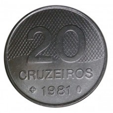 Moeda 20 Cruzeiros 1981