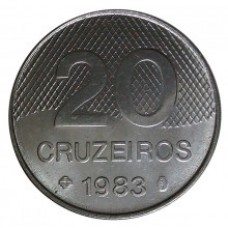 Moeda 20 Cruzeiros 1983