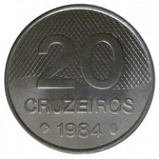 Moeda 20 Cruzeiros 1984
