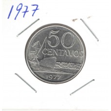 Moeda 50 Centavos 1977