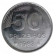 Moeda 50 Cruzeiros 1983