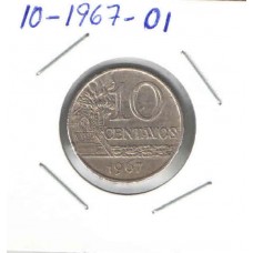 Moeda 10 Centavos 1967