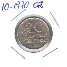 Moeda 10 Centavos 1970