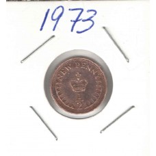 Moeda 1/2 New Penny 1973 Inglaterra