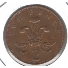 Moeda Two Pence 1988 Inglaterra ls1718