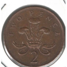 Moeda Two Pence 1988 Inglaterra ls1482