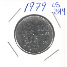 Moeda 100 Liras 1979 FAO - Itália