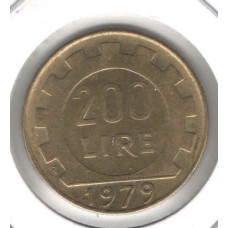 Moeda 200 Liras 1979 - Itália ls1613
