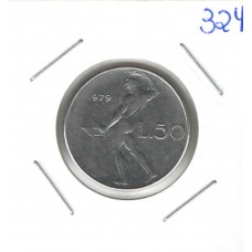 Moeda 50 Liras 1979 - Itália ls 324