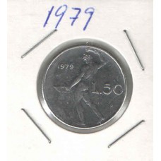 Moeda 50 Liras 1979 - Itália ls 955
