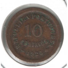 Moeda 10 Centavos 1925 Portugal ls1580