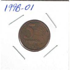 Moeda 5 Centavos 1998