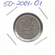Moeda 50 Centavos 2001