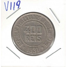 Moeda 400 Réis 1931 - V119 ls668