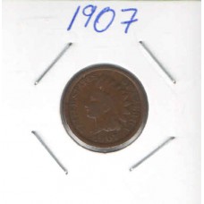 Moeda 1 Cents 1907 USA ls902