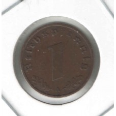 Moeda 1 Pfennig 1938A Alemanha