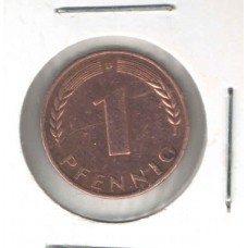 Moeda 1 Pfennig 1966-D Alemanha ls1527