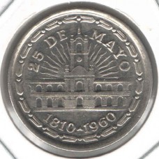 Moeda 1 Peso 1960 Argentina ls1786