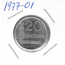 Moeda 20 Centavos 1977