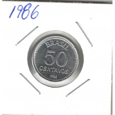 Moeda 50 Centavos 1986