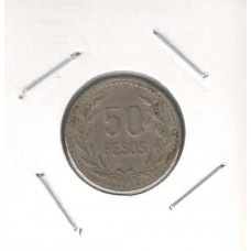 Moeda 50 Pesos 1991 Colômbia ls990