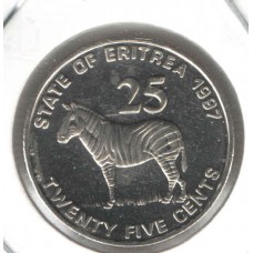 Moeda 25 Cents 1991 Eritreia  ls1362