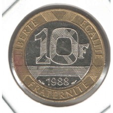 Moeda 10 Francs 1988 França ls1528