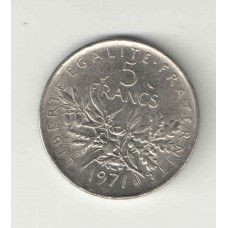 Moeda 5 Francs 1971 França