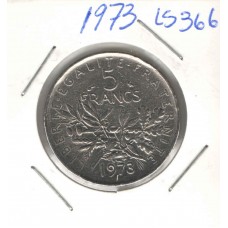 Moeda 5 Francs 1973 França