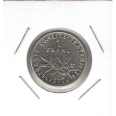 Moeda 1 Franc 1977 França ls992