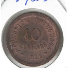 Moeda 10 Centavos 1925 Portugal ls1529